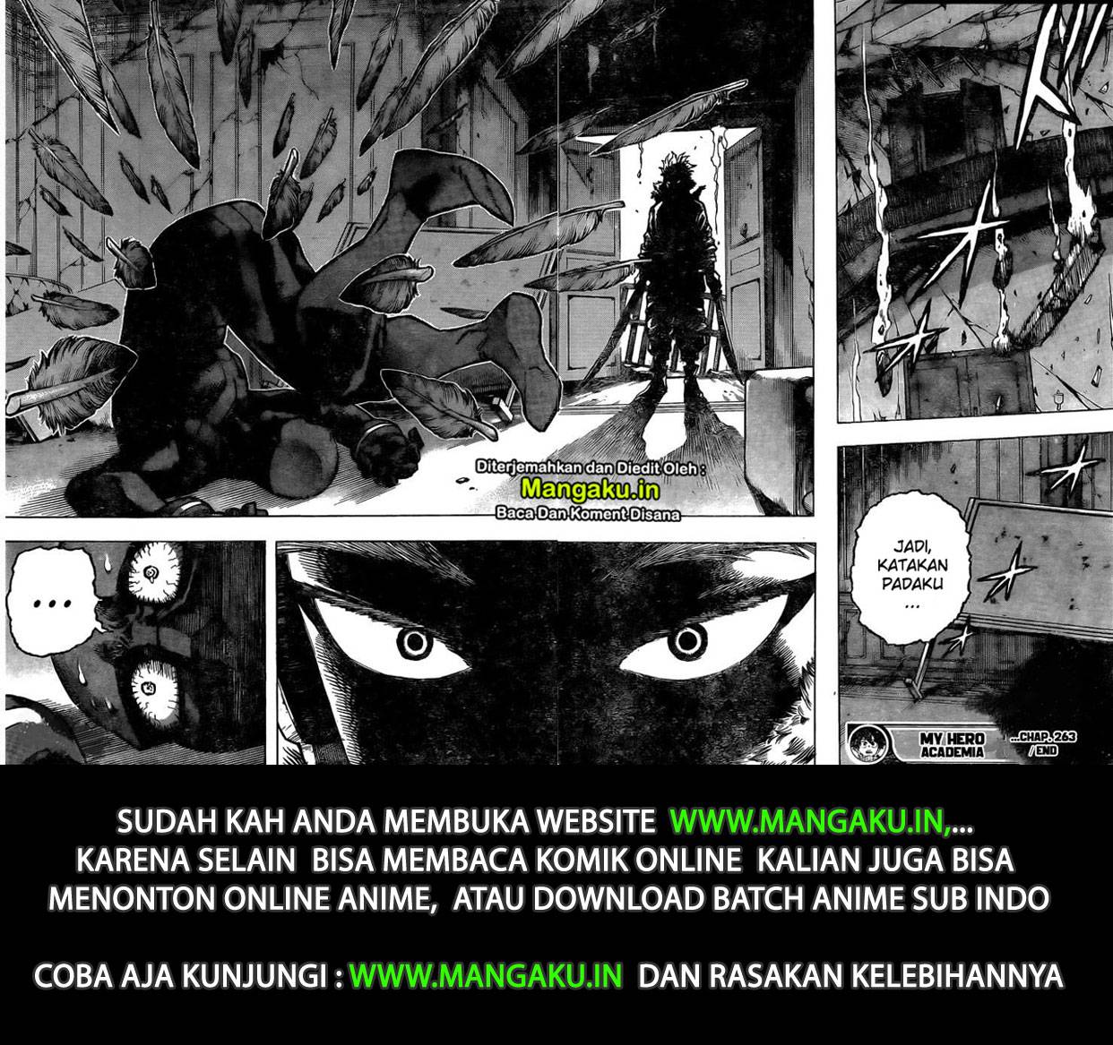 Boku no Hero Academia Chapter 263 Gambar 13