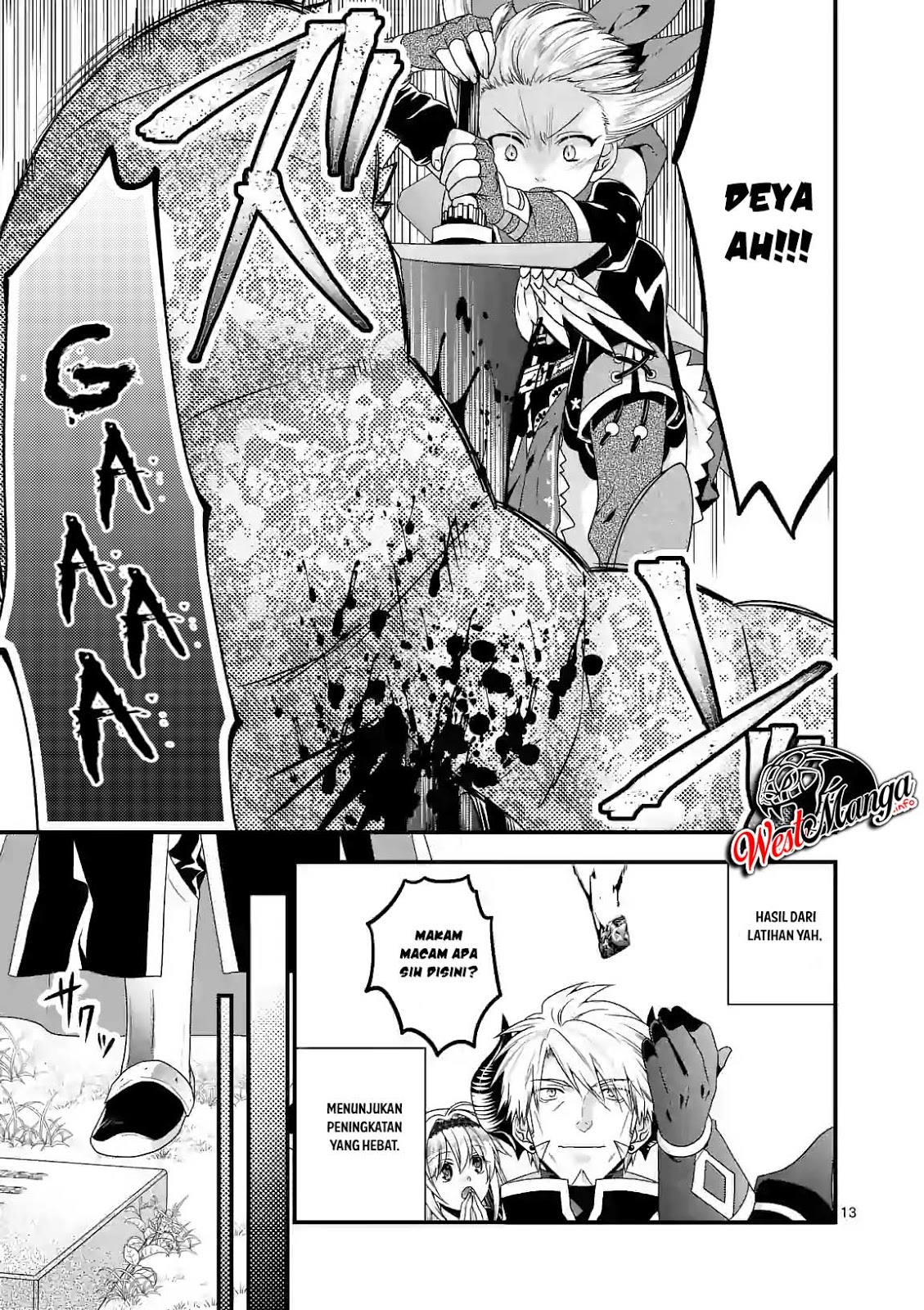 Maou desu Onna Yuusha no Hahaoya to Saikon Shita no de Onna Yuusha ga Giri no Musume ni Narimashita Chapter 25 Gambar 16