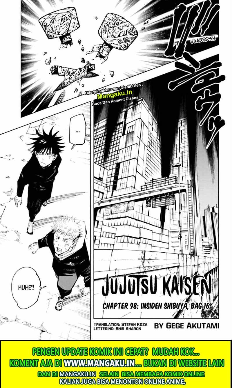 Baca Manga Jujutsu Kaisen Chapter 98 Gambar 2