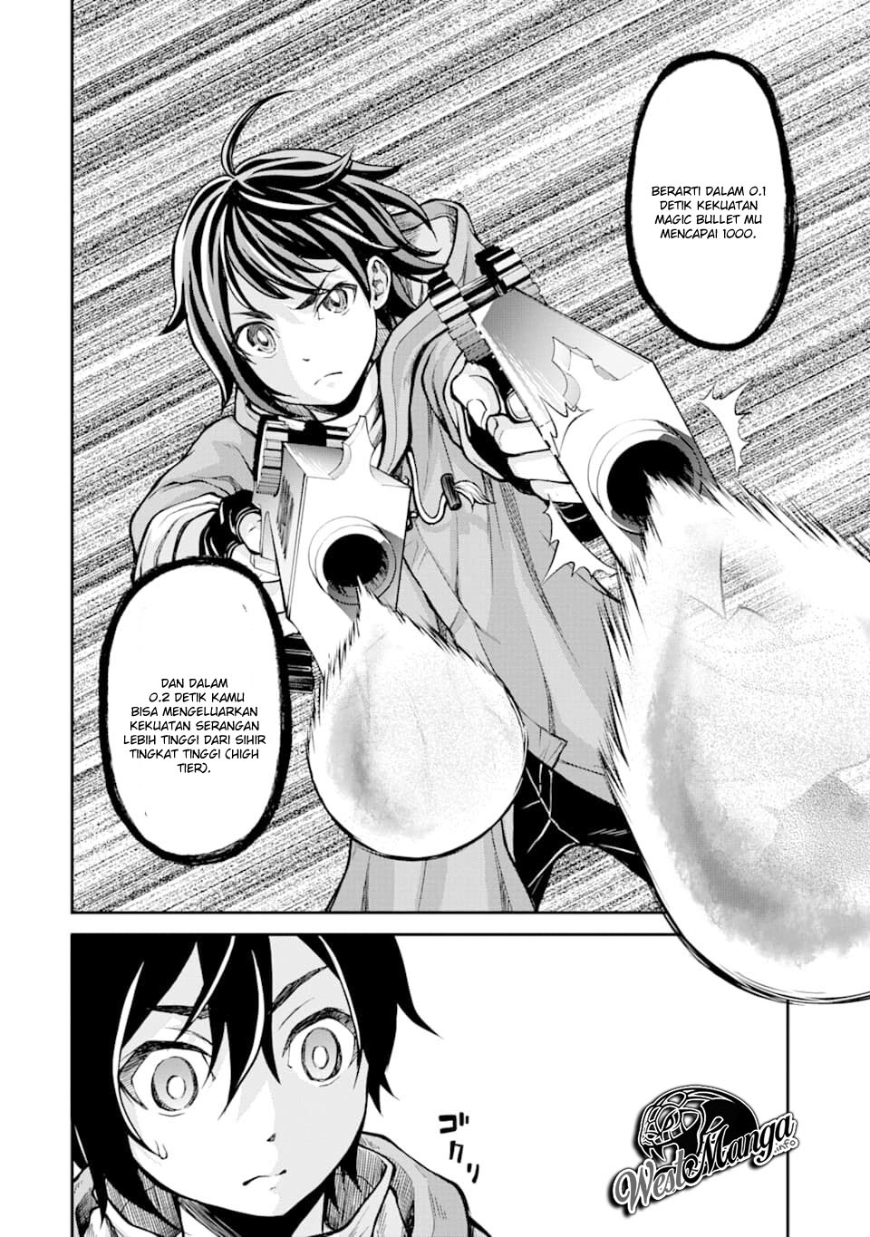 Saisoku Musou No B-kyuu Mahou Tsukai: Ippatsu Utareru Mae Ni Senpatsu Uchikaesu! Chapter 02 Gambar 21