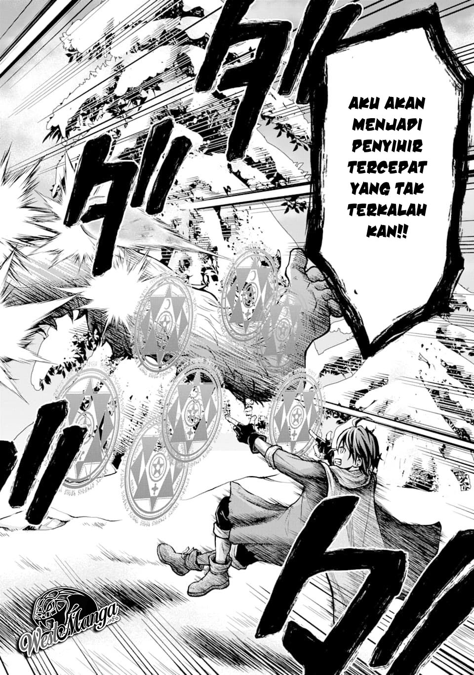 Saisoku Musou No B-kyuu Mahou Tsukai: Ippatsu Utareru Mae Ni Senpatsu Uchikaesu! Chapter 01.2 Gambar 23