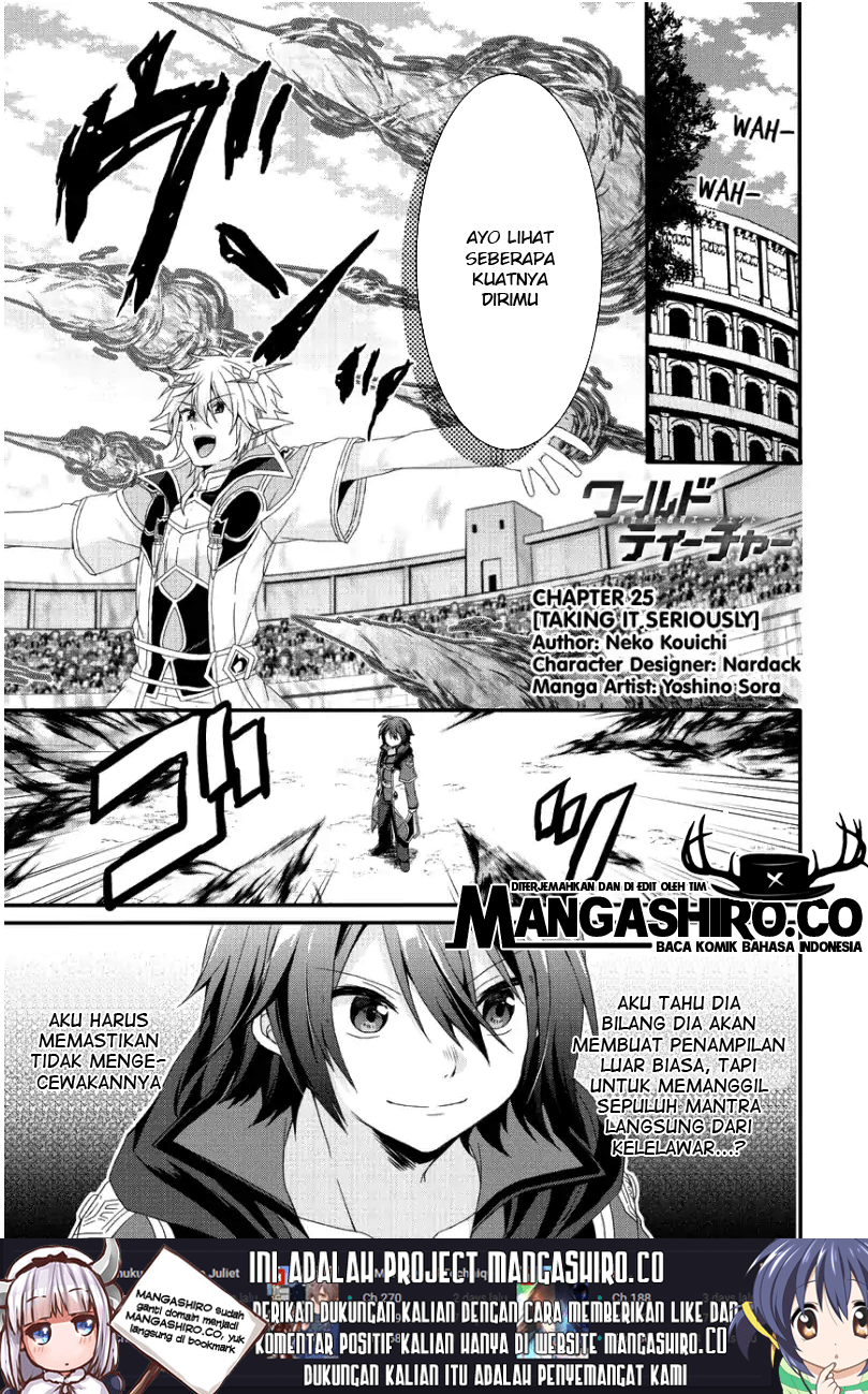 Baca  World Teacher: Isekaishiki Kyouiku Agent Chapter 25 Gambar 2