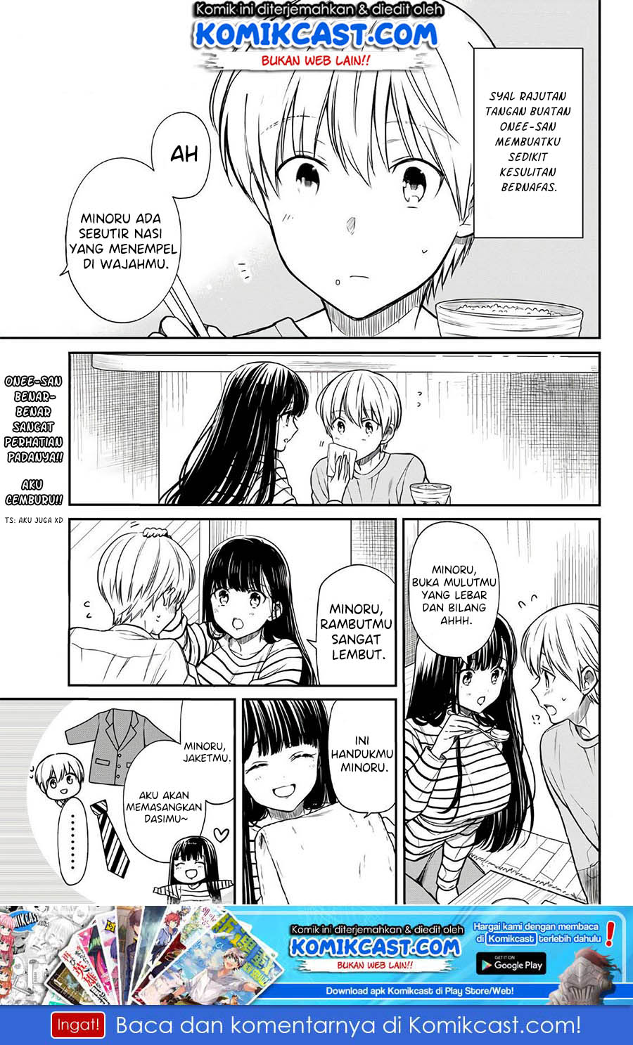 Baca  Danshi Koukousei wo Yashinaitai Onee-san no Hanashi Chapter 110 Gambar 2