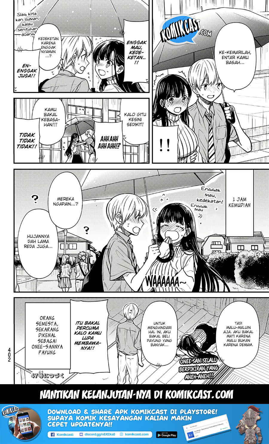Danshi Koukousei wo Yashinaitai Onee-san no Hanashi Chapter 55 Gambar 5