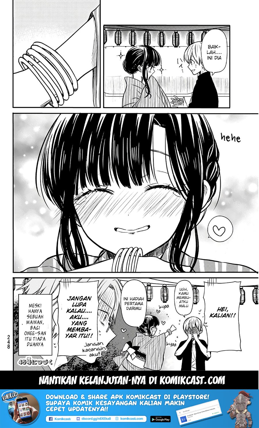 Danshi Koukousei wo Yashinaitai Onee-san no Hanashi Chapter 51 Gambar 5