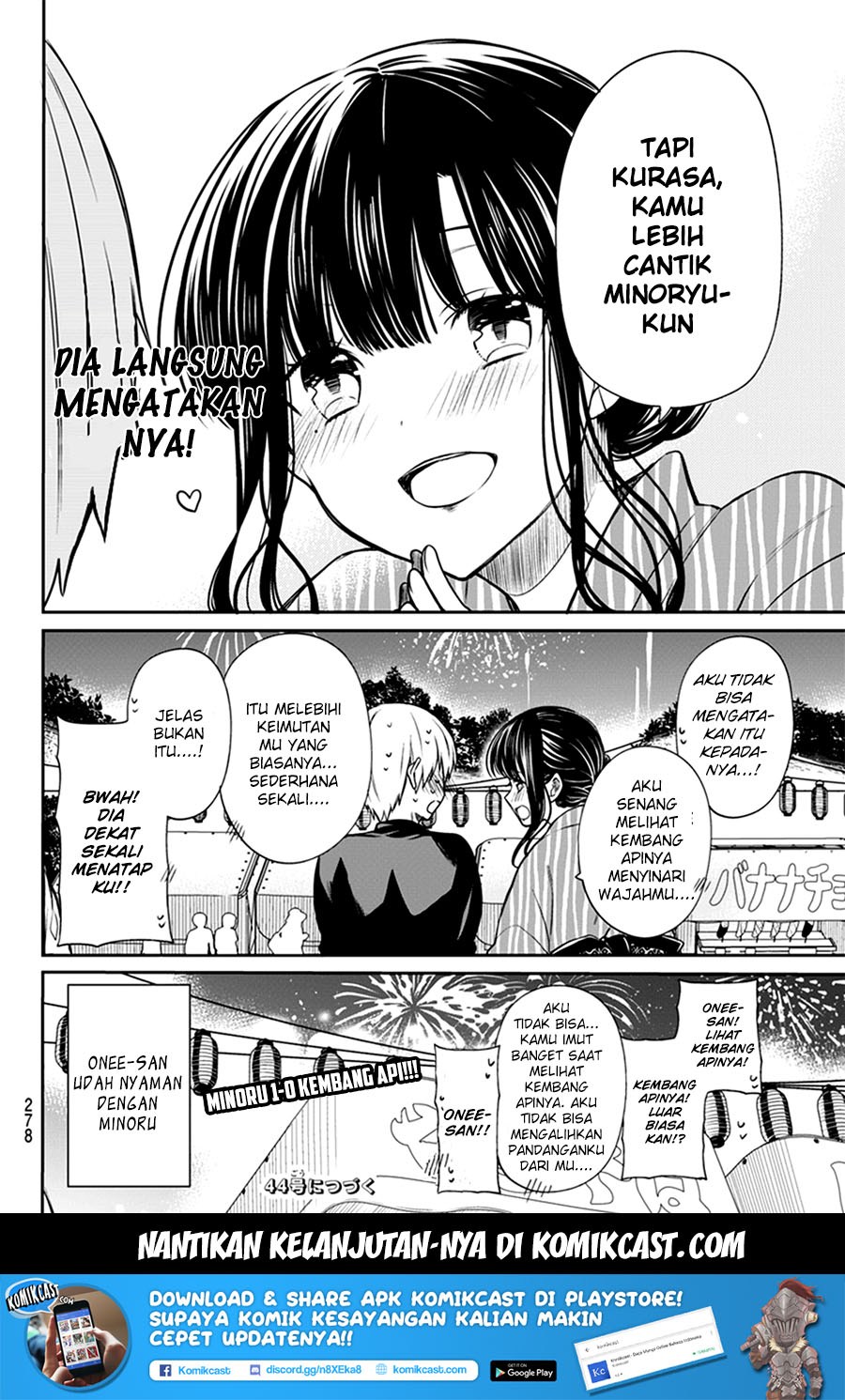 Danshi Koukousei wo Yashinaitai Onee-san no Hanashi Chapter 49 Gambar 5