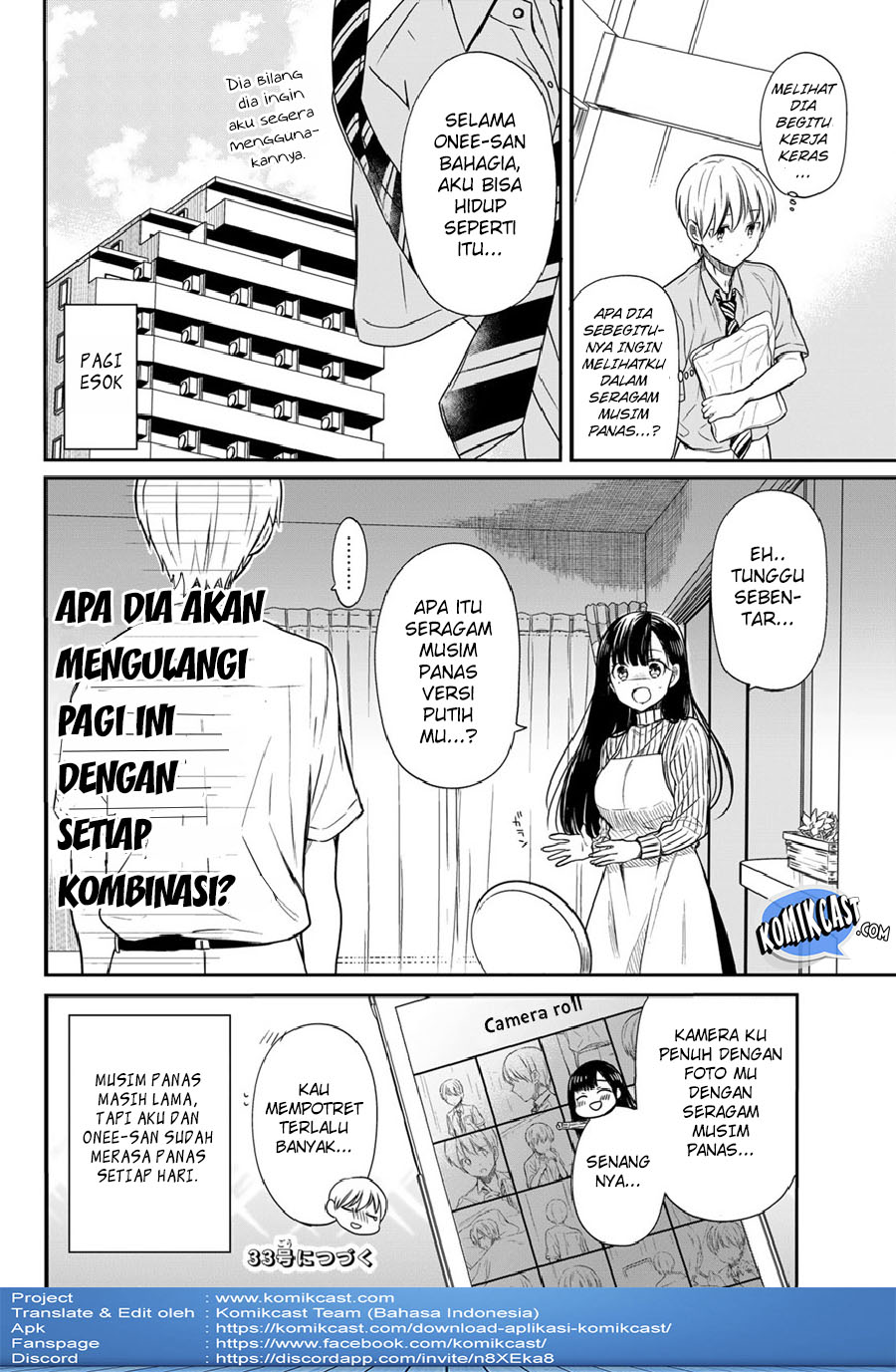 Danshi Koukousei wo Yashinaitai Onee-san no Hanashi Chapter 28 Gambar 6