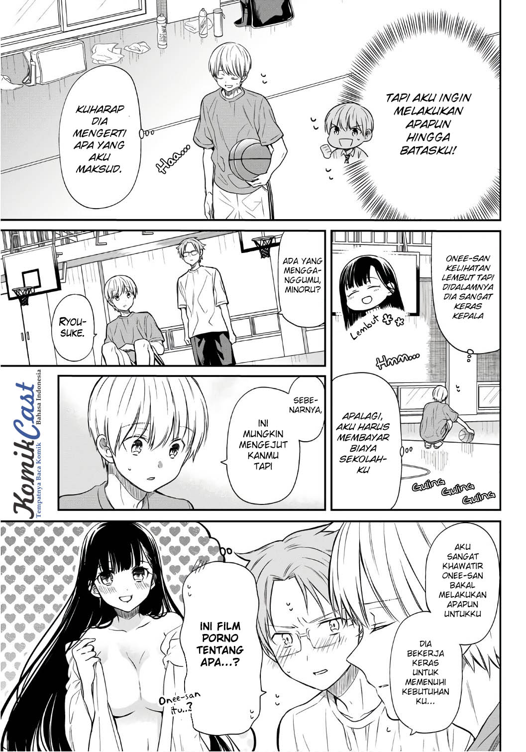 Danshi Koukousei wo Yashinaitai Onee-san no Hanashi Chapter 24 Gambar 4