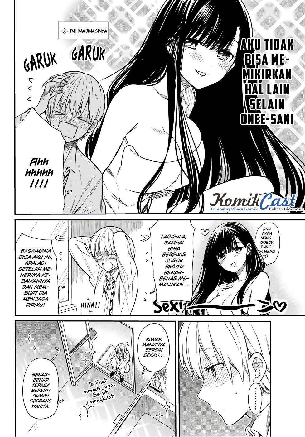 Danshi Koukousei wo Yashinaitai Onee-san no Hanashi Chapter 7 Gambar 3