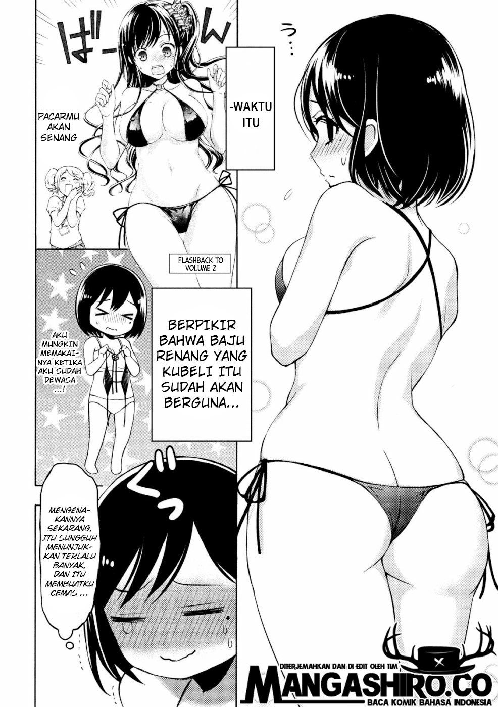 Watari-kun no xx ga Houkai Sunzen Chapter 47 Gambar 25