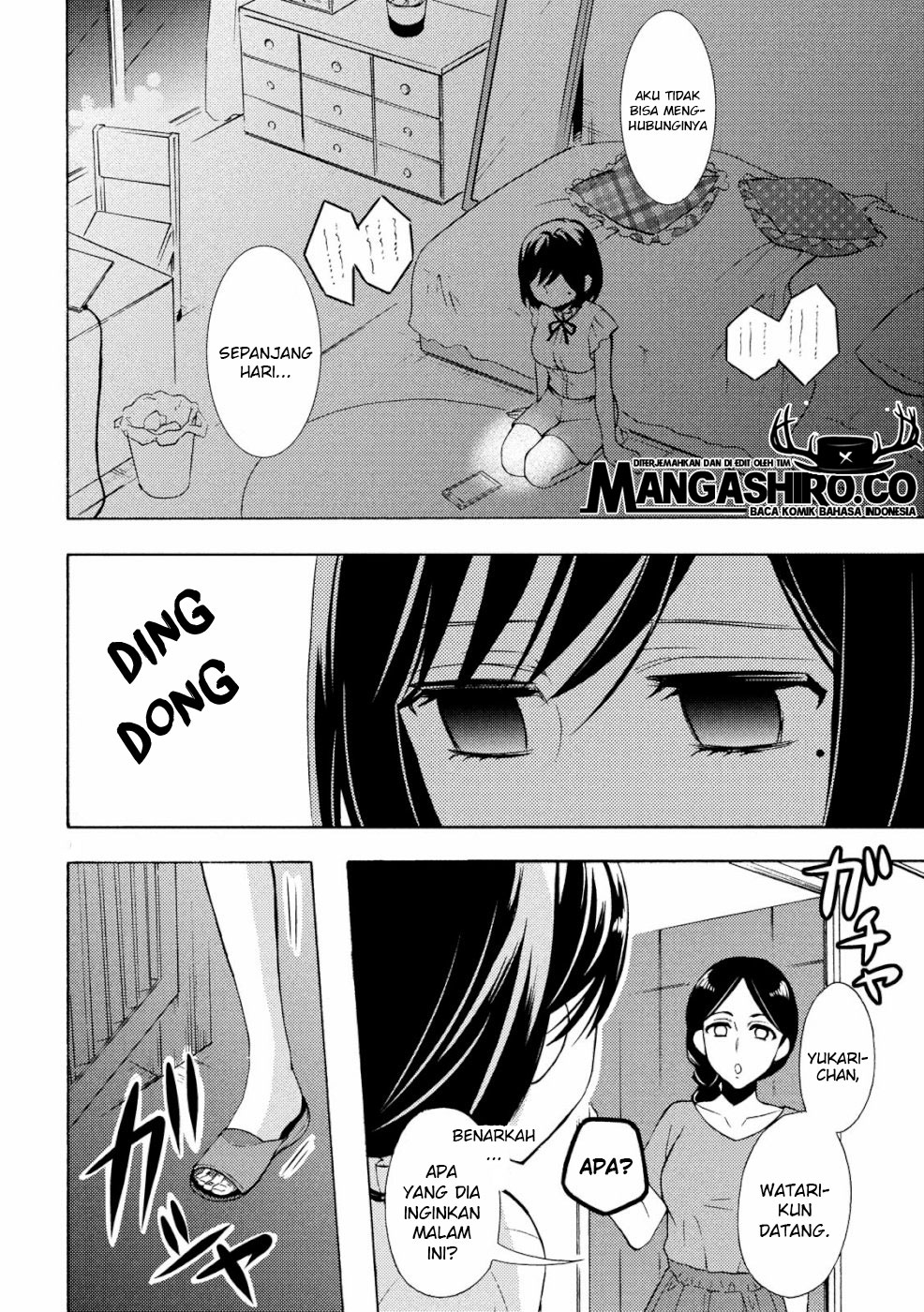 Watari-kun no xx ga Houkai Sunzen Chapter 47 Gambar 7