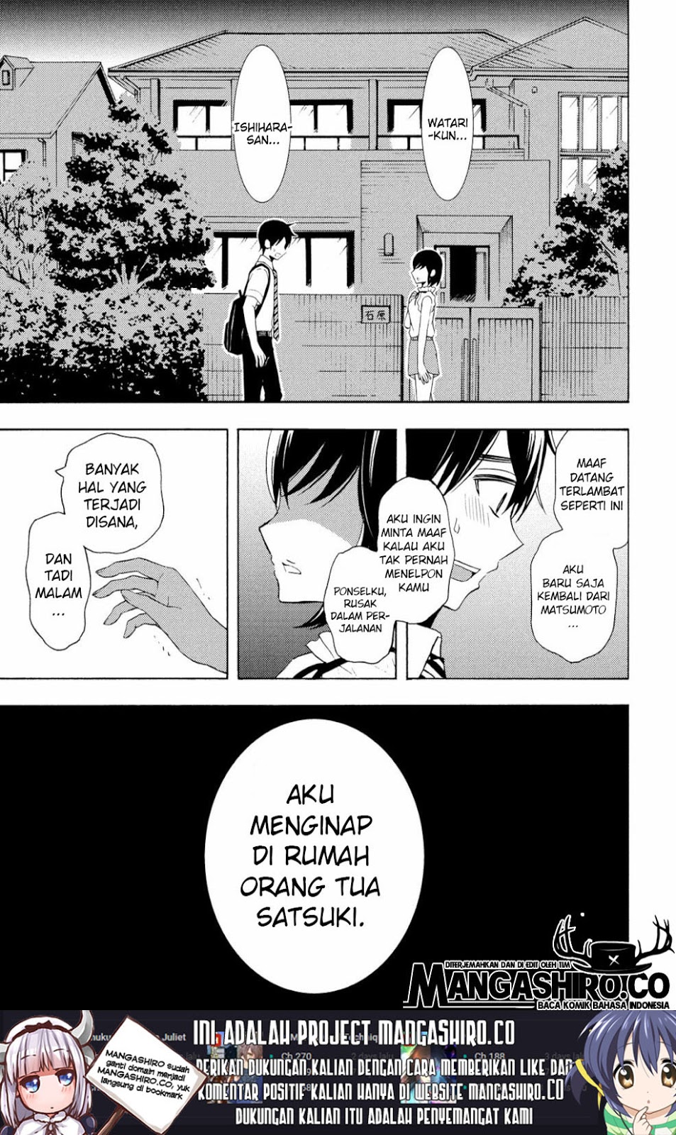 Watari-kun no xx ga Houkai Sunzen Chapter 47 Gambar 8