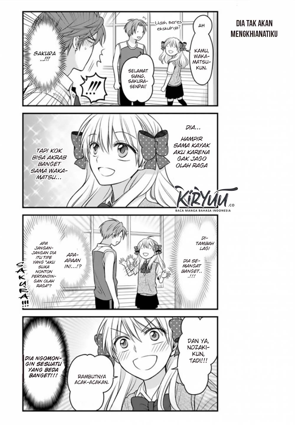 Gekkan Shoujo Nozaki-kun Chapter 72 Gambar 9