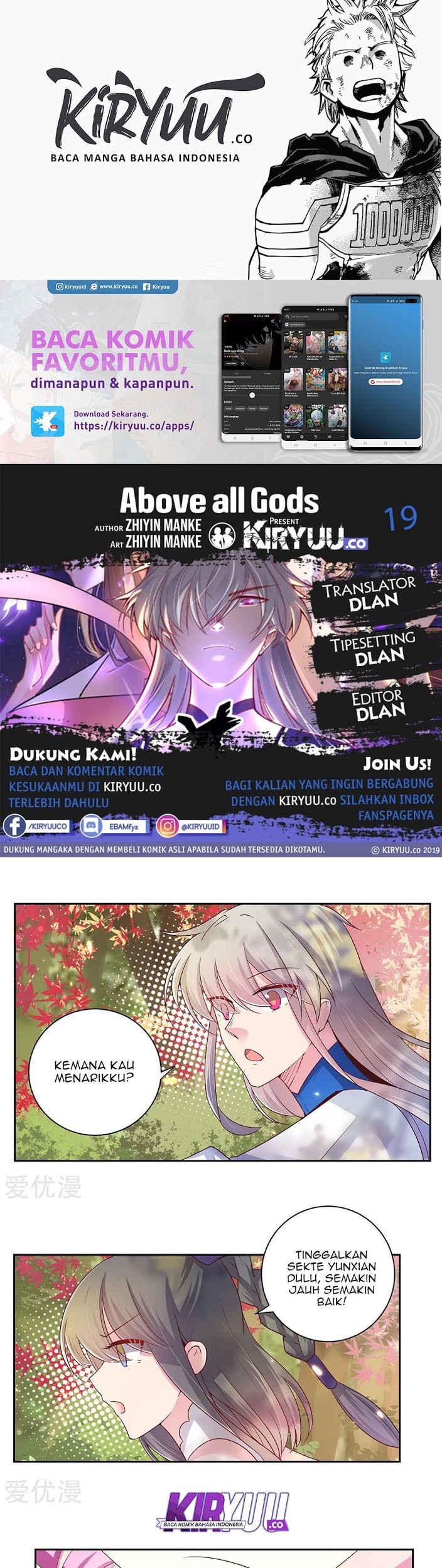 Baca Komik Above All Gods Chapter 19 Gambar 1