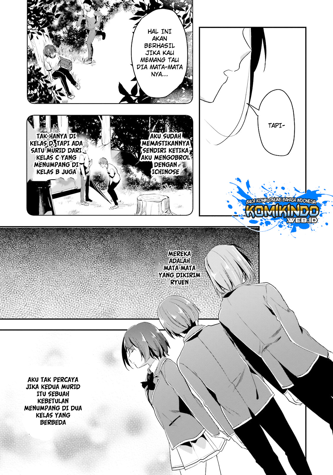 Youkoso Jitsuryoku Shijou Shugi no Kyoushitsu e Chapter 27 Gambar 19