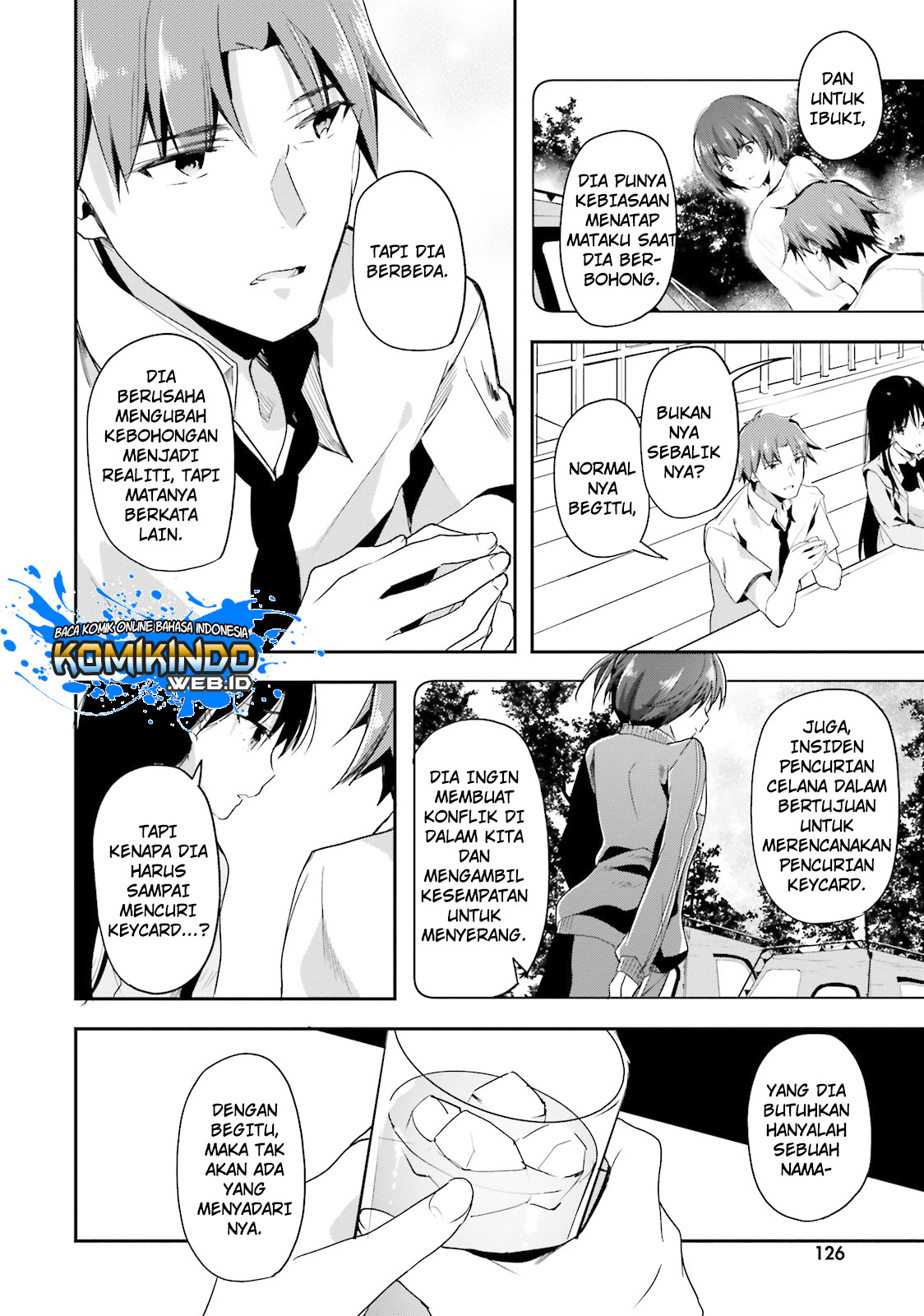 Youkoso Jitsuryoku Shijou Shugi no Kyoushitsu e Chapter 27 Gambar 20