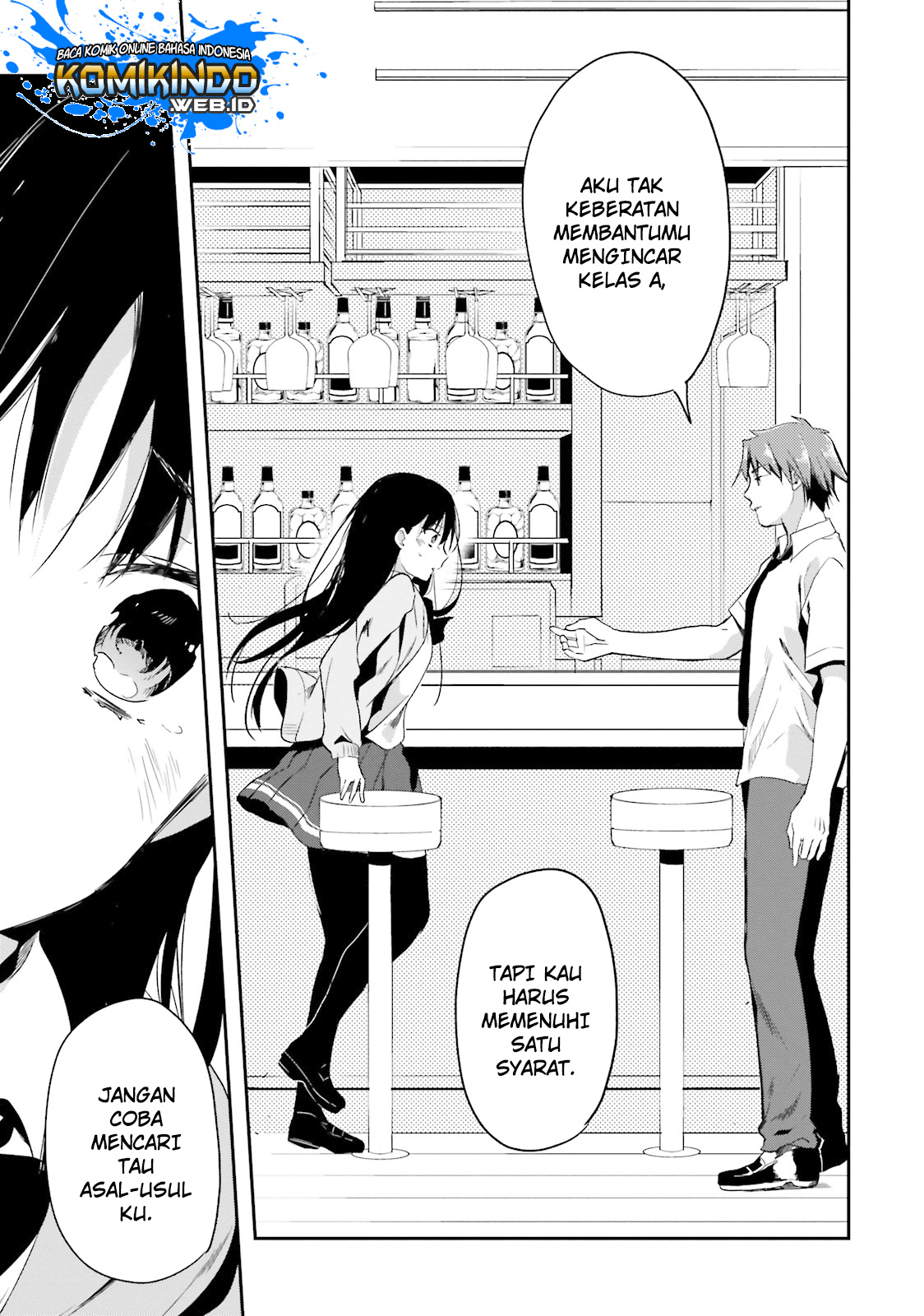 Youkoso Jitsuryoku Shijou Shugi no Kyoushitsu e Chapter 27 Gambar 27