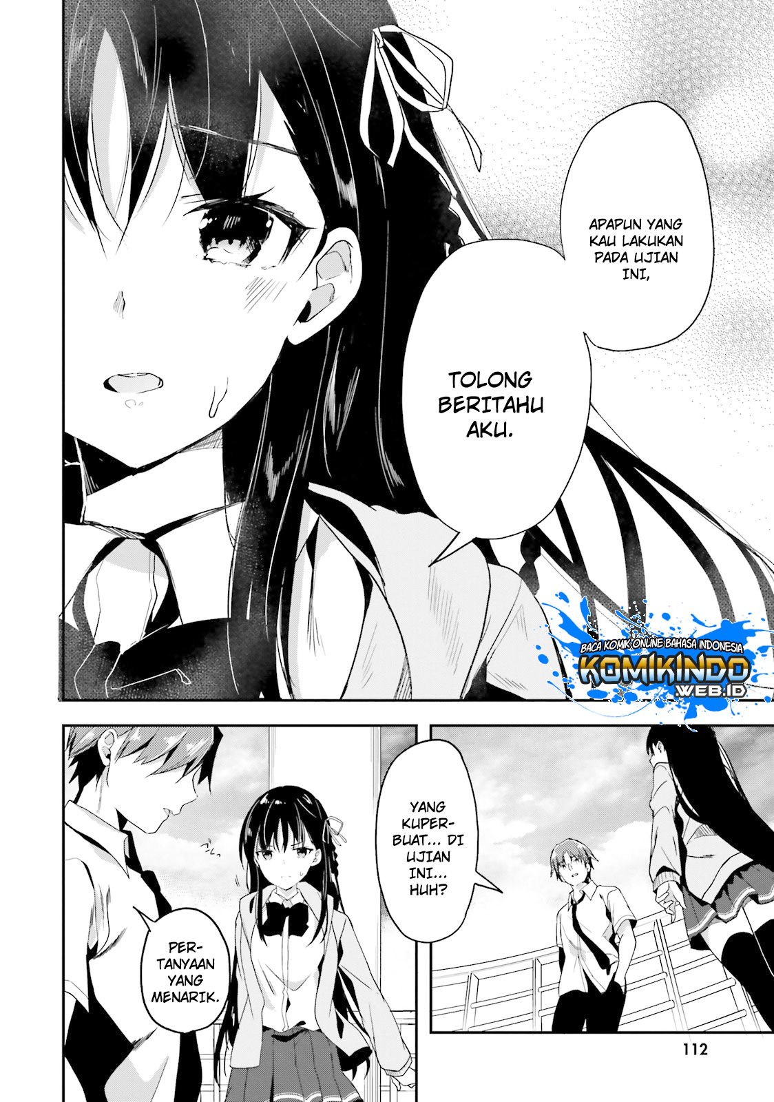 Youkoso Jitsuryoku Shijou Shugi no Kyoushitsu e Chapter 27 Gambar 5