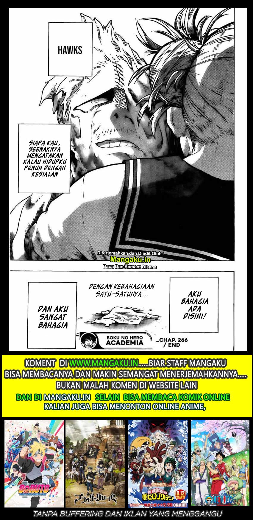 Boku no Hero Academia Chapter 266 Gambar 21