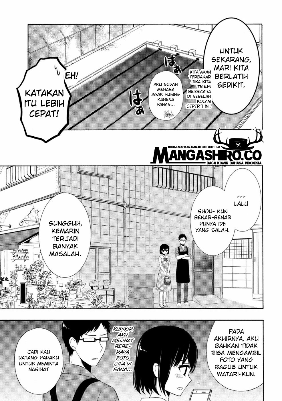 Watari-kun no xx ga Houkai Sunzen Chapter 48 Gambar 21