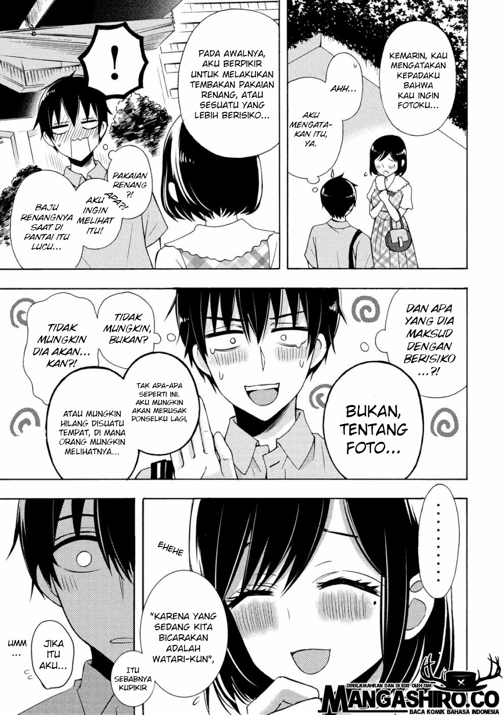 Watari-kun no xx ga Houkai Sunzen Chapter 48 Gambar 29