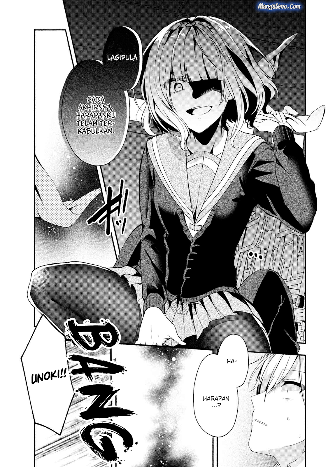 Pashiri na Boku to Koisuru Banchou-san Chapter 43 Gambar 9
