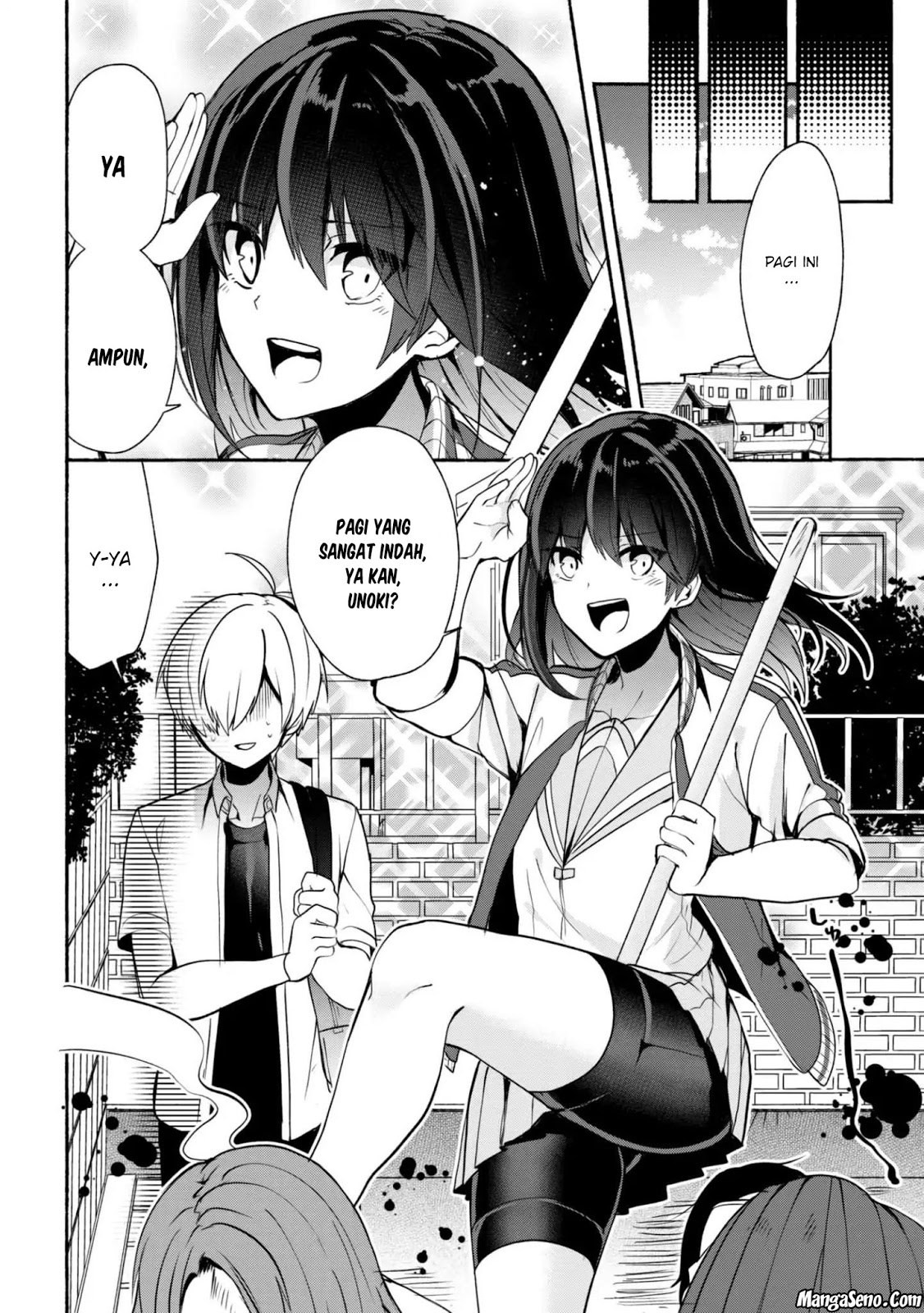 Baca  Pashiri na Boku to Koisuru Banchou-san Chapter 28 Gambar 2