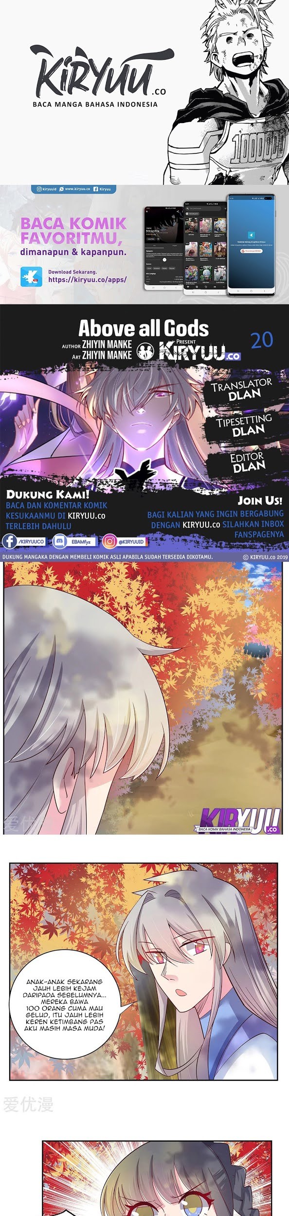 Baca Komik Above All Gods Chapter 20 Gambar 1