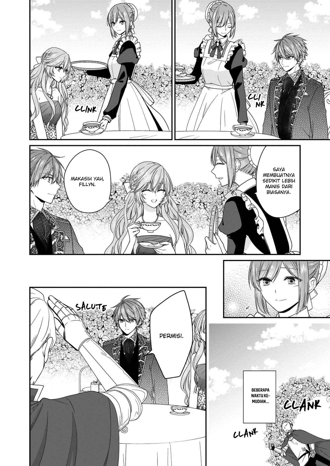 Akuyaku Reijou wa Ringoku no Outaishi ni Dekiai sareru Chapter 09 Gambar 12