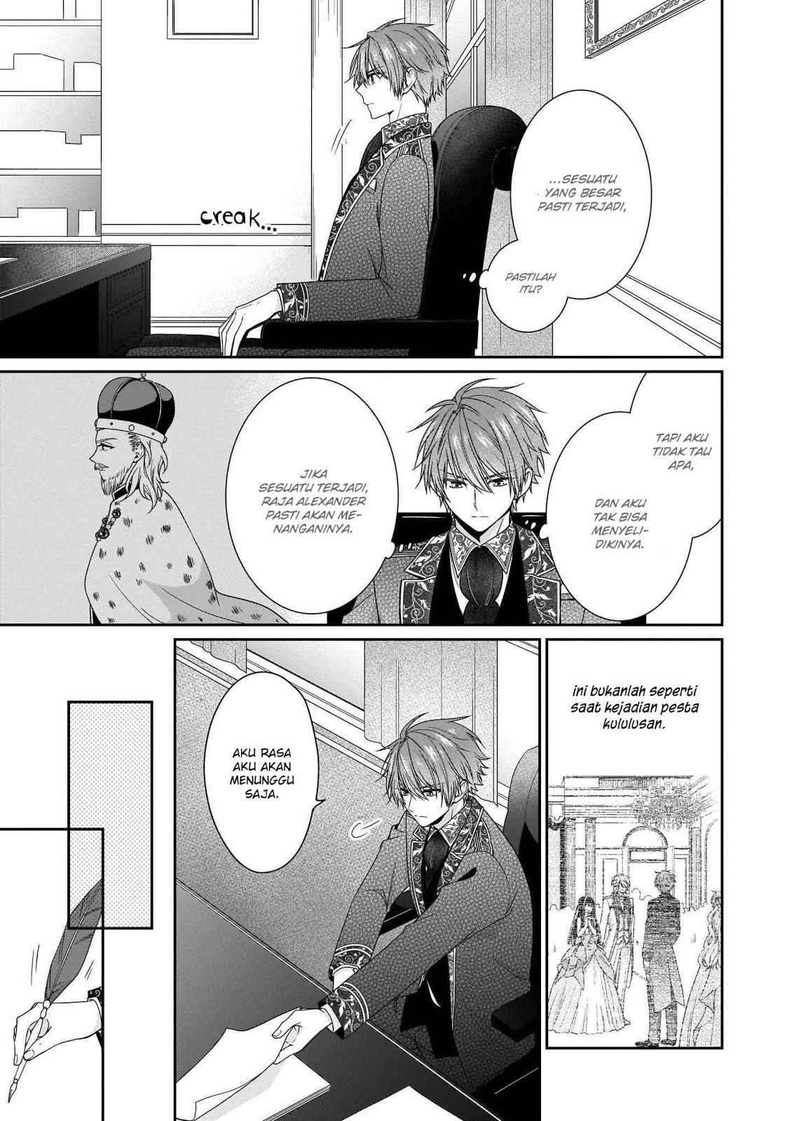 Akuyaku Reijou wa Ringoku no Outaishi ni Dekiai sareru Chapter 09 Gambar 17