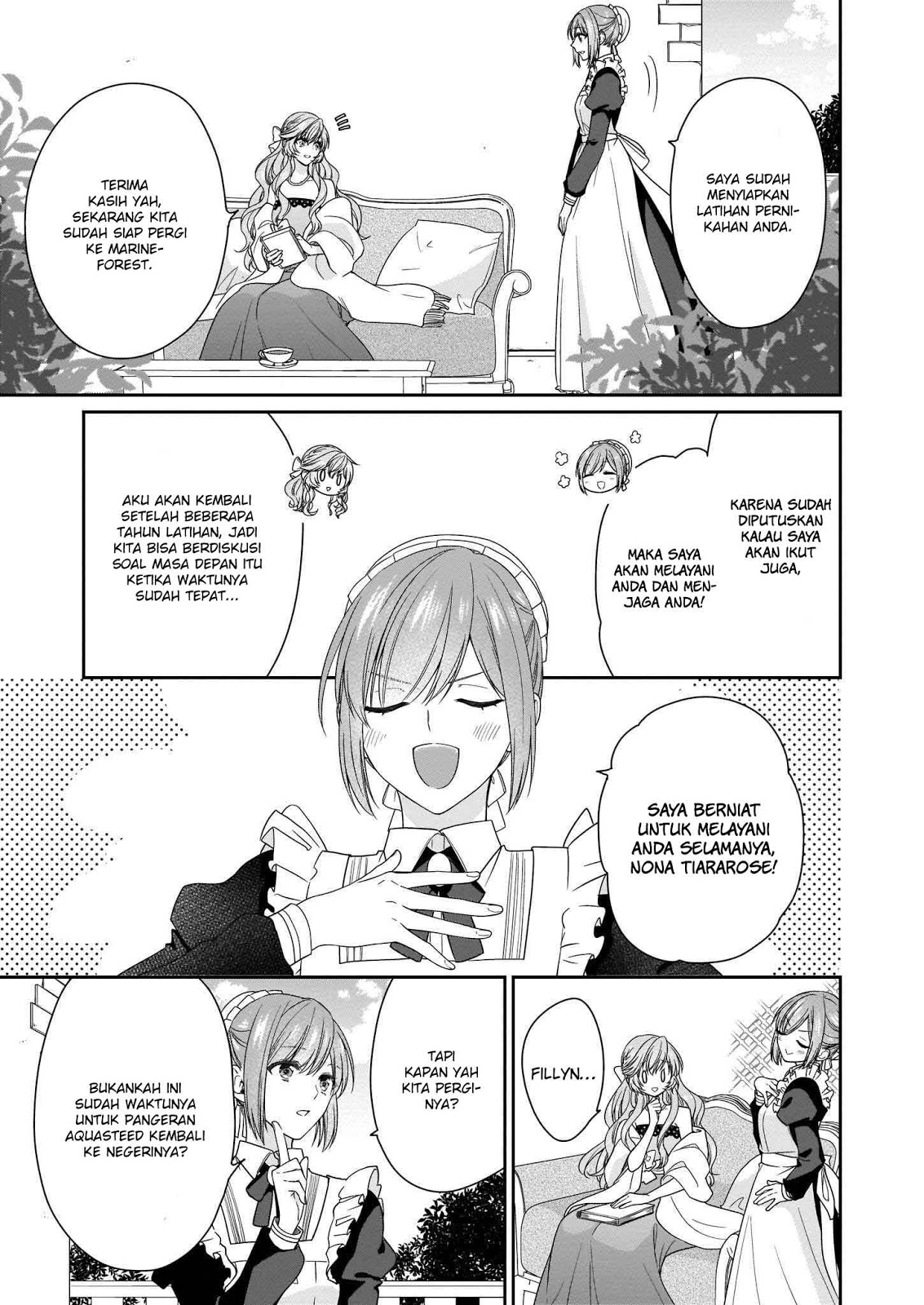 Akuyaku Reijou wa Ringoku no Outaishi ni Dekiai sareru Chapter 09 Gambar 25