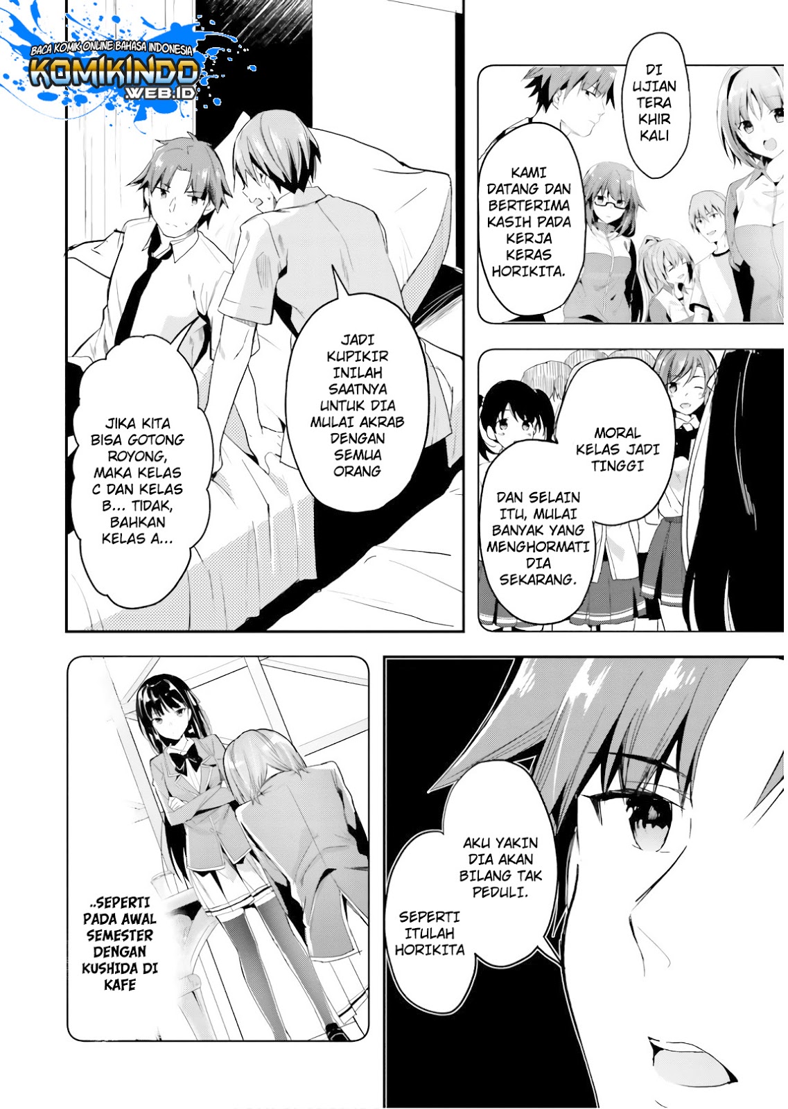 Youkoso Jitsuryoku Shijou Shugi no Kyoushitsu e Chapter 28 Gambar 23