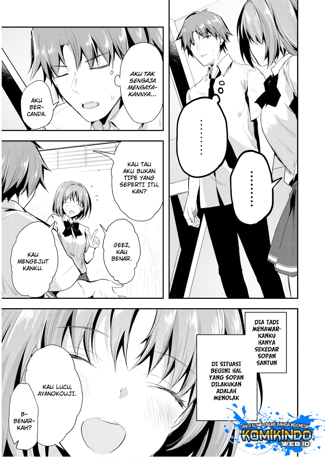 Youkoso Jitsuryoku Shijou Shugi no Kyoushitsu e Chapter 28 Gambar 32