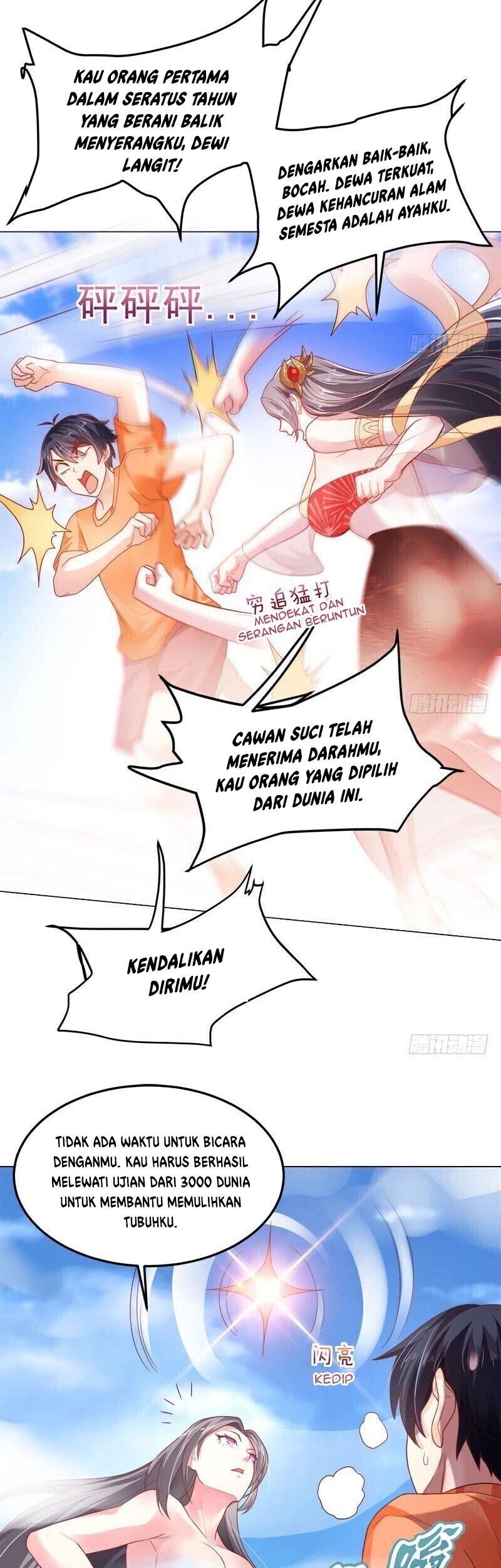 Carrying The Goddess Along Chapter 05 Gambar 9