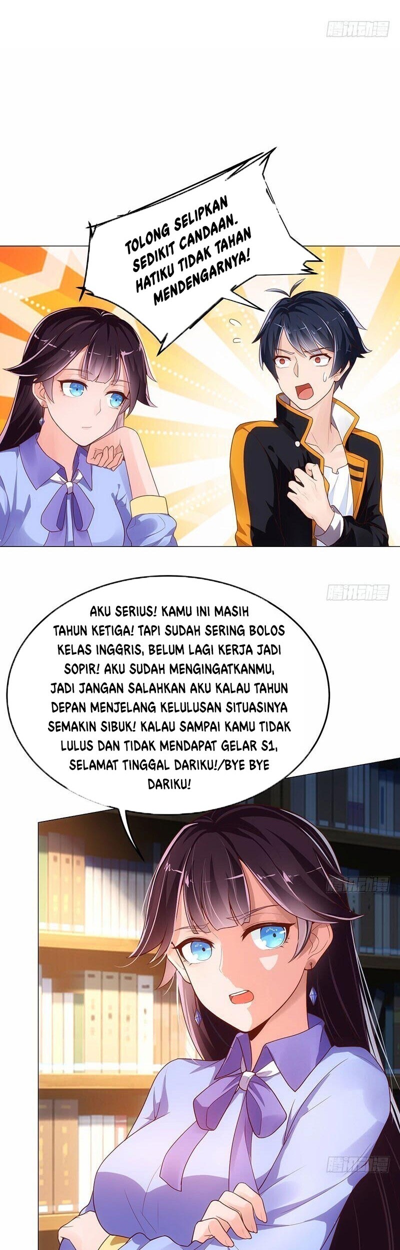 Carrying The Goddess Along Chapter 01 Gambar 18