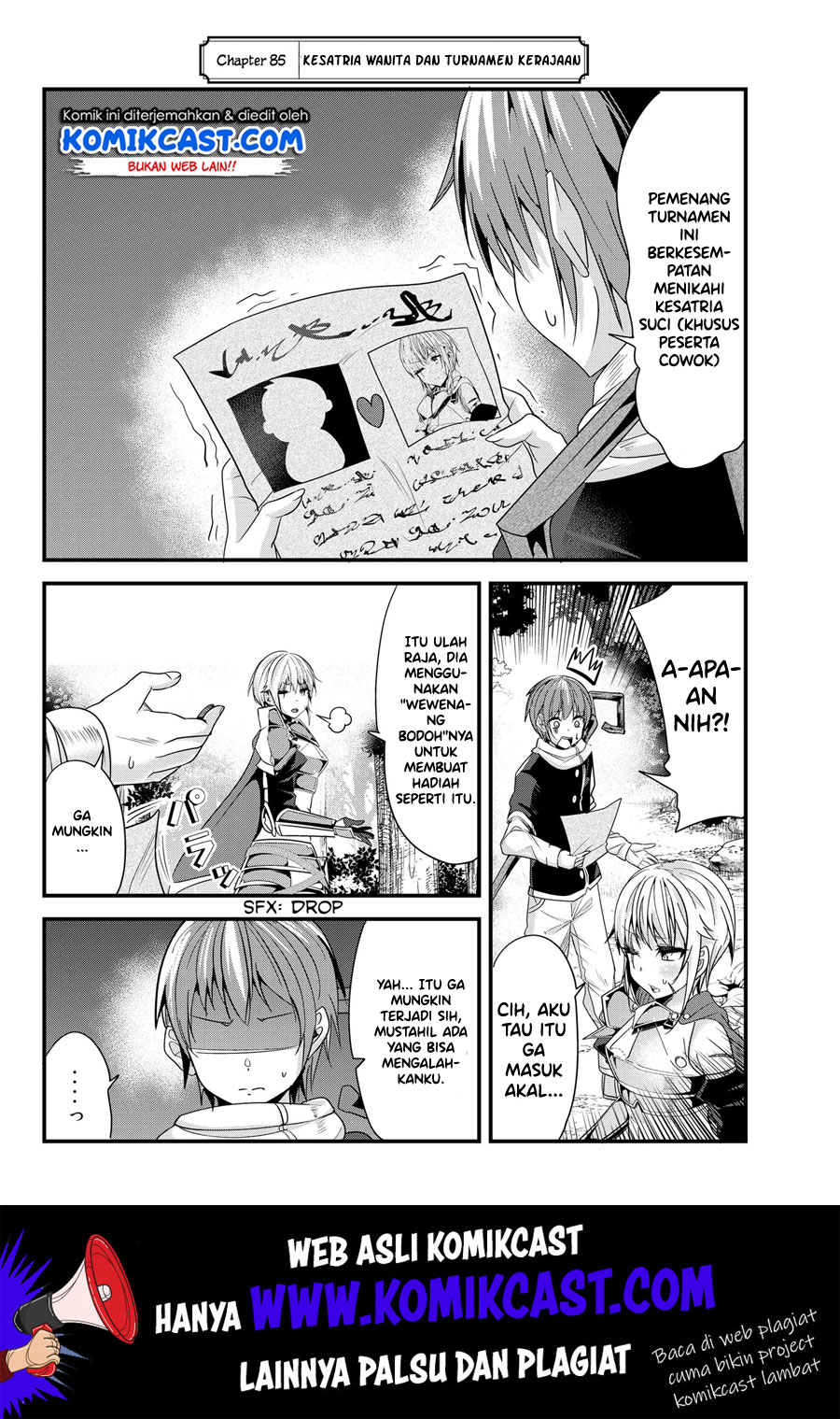 Ima Made Ichido mo Onna Atsukaisareta koto ga nai Onna Kishi wo Onna Atsukai suru Chapter 85 Gambar 3