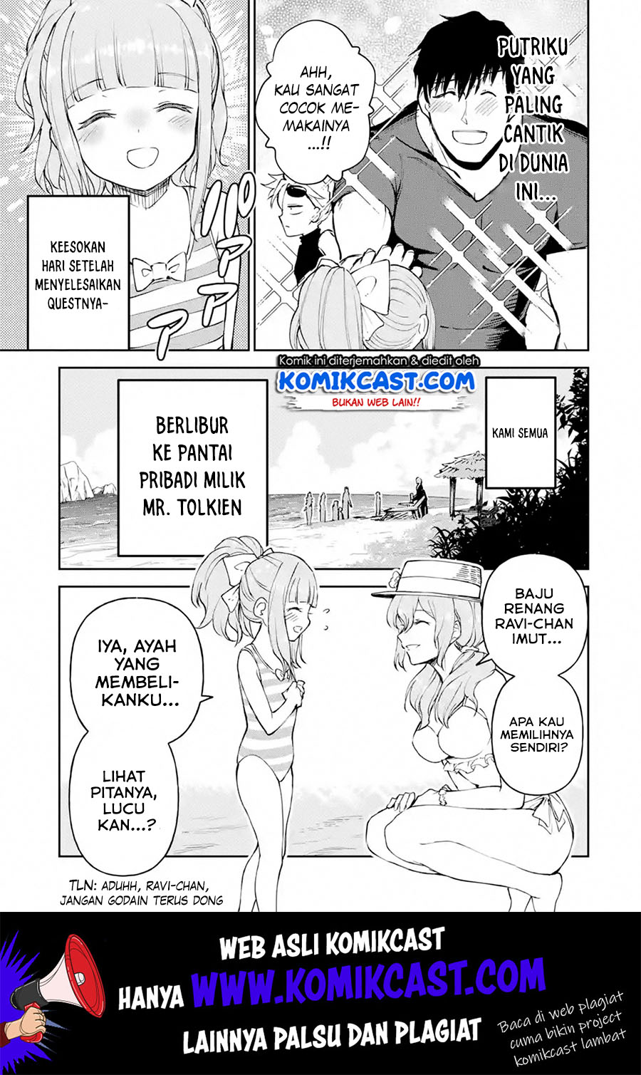 Boukensha License o Hakudatsu Sareta Ossan Dakedo, Manamusume ga Dekita no de Nonbiri Jinsei Chapter 17.1 Gambar 6