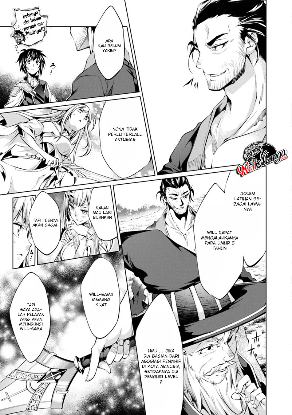 Kamigami ni Sodaterare Shimo no, Saikyou to Naru Chapter 05.1 Gambar 9