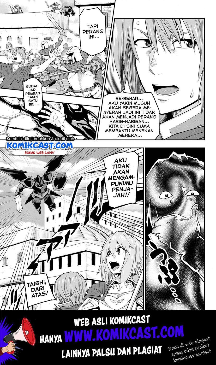 Konjiki no Moji Tsukai: Yuusha Yonin ni Makikomareta Unique Cheat Chapter 60 Gambar 29