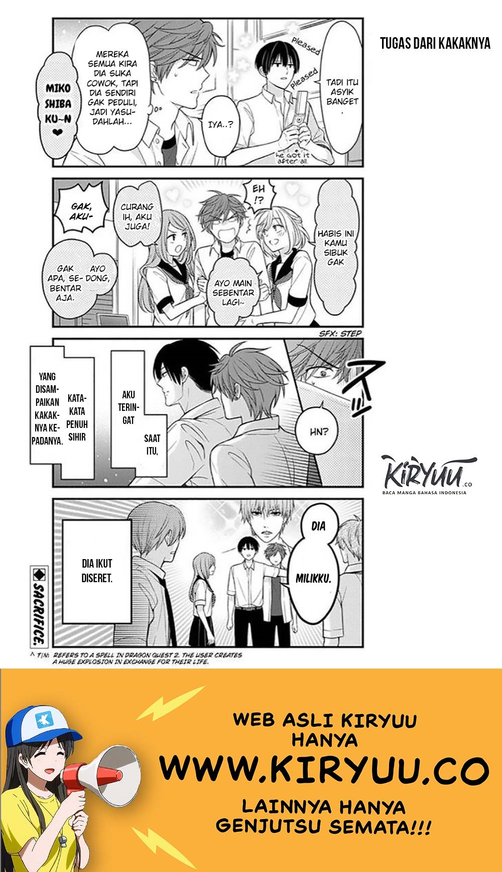 Gekkan Shoujo Nozaki-kun Chapter 76 Gambar 14