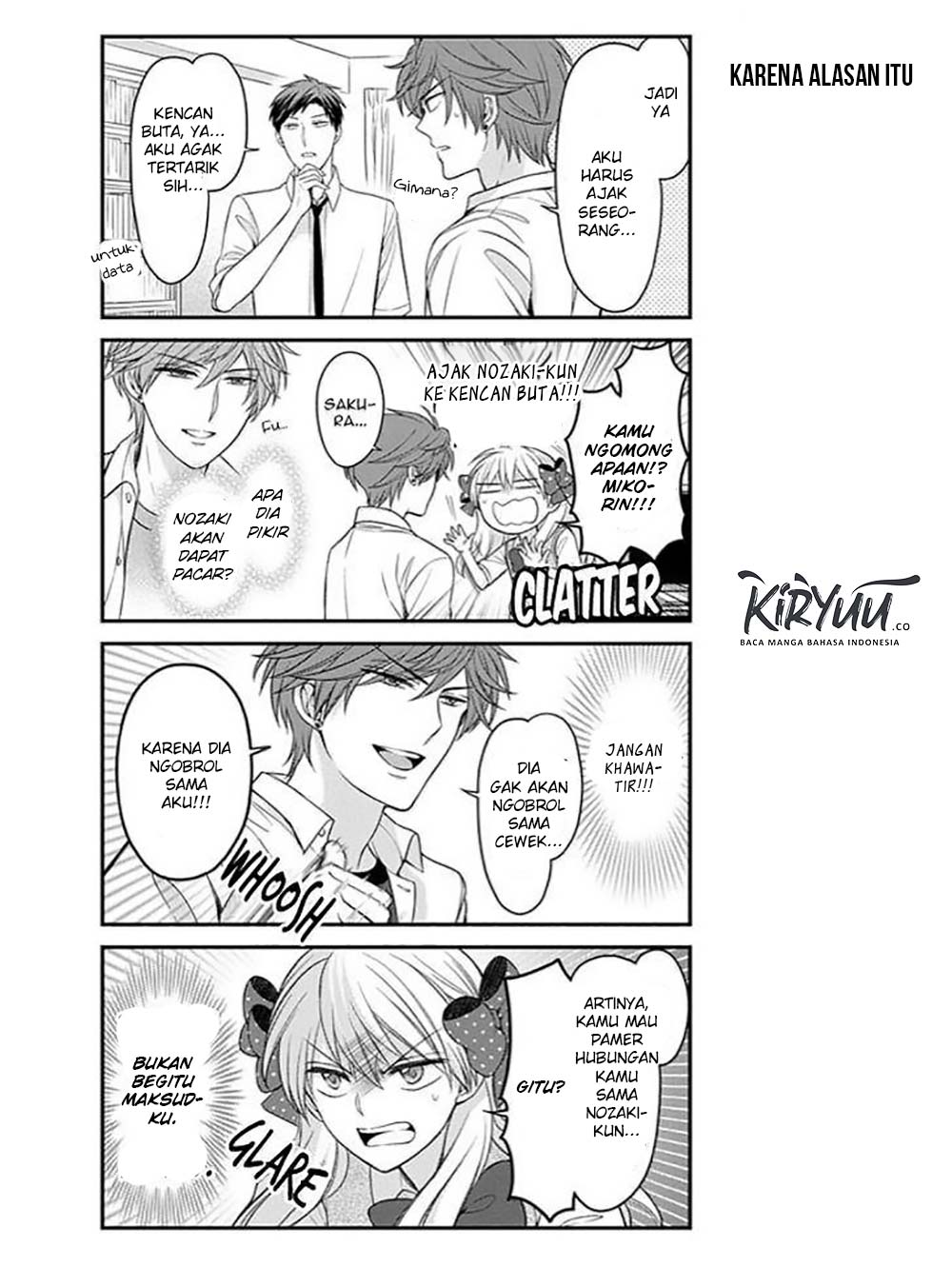 Gekkan Shoujo Nozaki-kun Chapter 76 Gambar 4