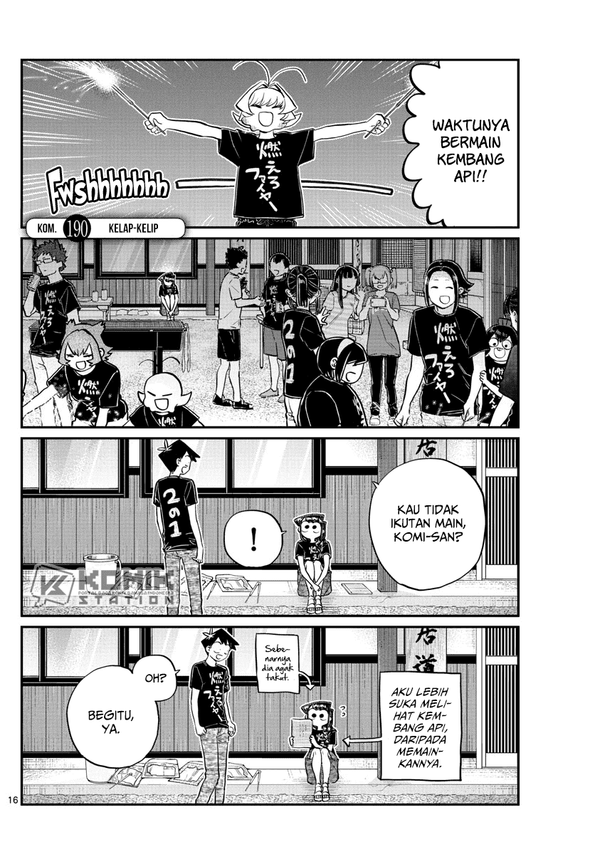 Baca  Komi-san wa Komyushou Desu Chapter 190 Gambar 2