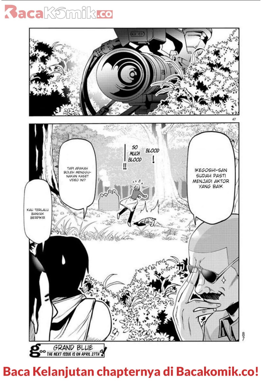 Grand Blue Chapter 60 Gambar 48