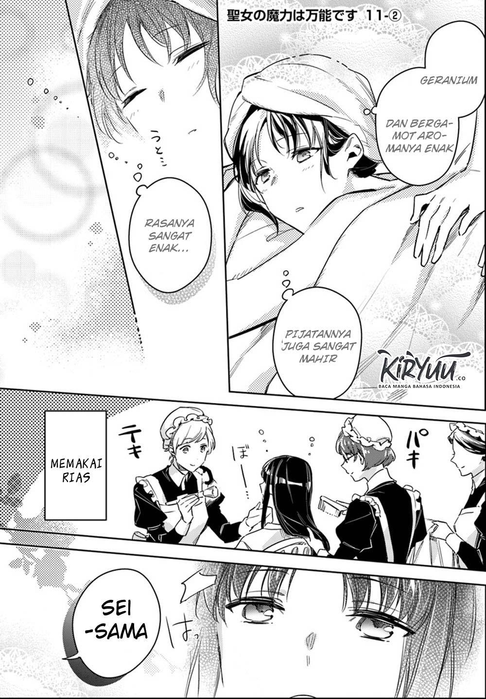 Baca  Seijo no Maryoku wa Bannou desu Chapter 11.2 Gambar 2