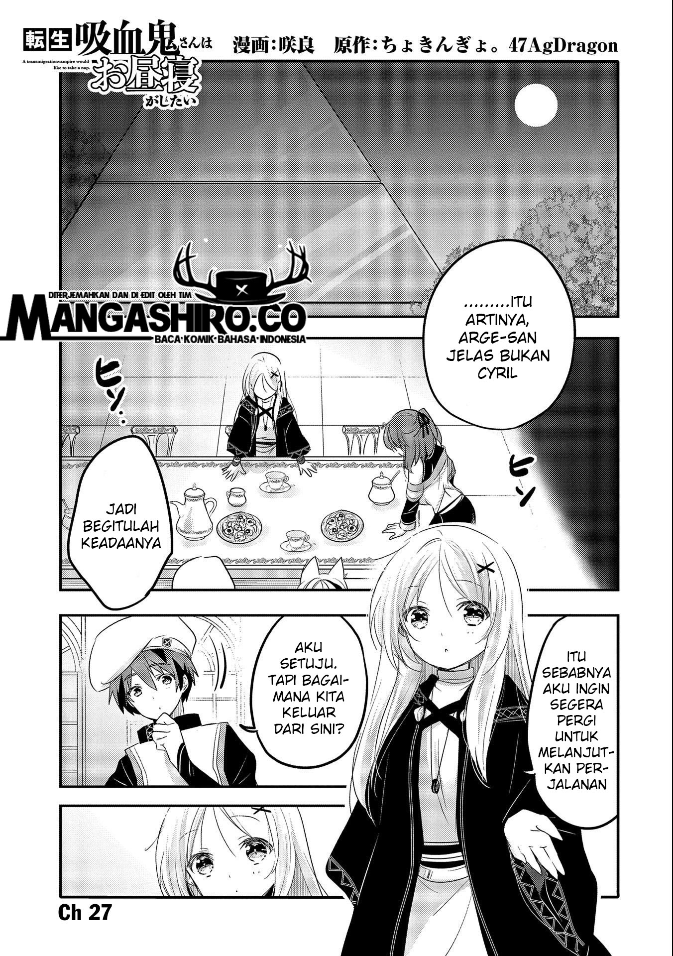 Baca  Tensei Kyuuketsukisan wa Ohirune ga Shitai Chapter 27 Gambar 2