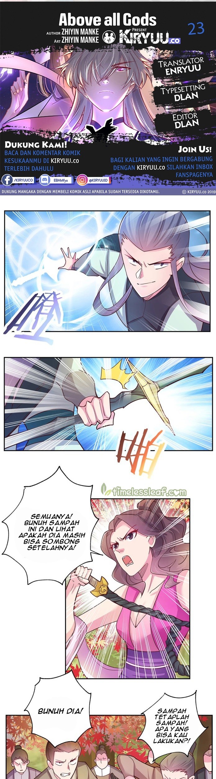 Baca Komik Above All Gods Chapter 23 Gambar 1
