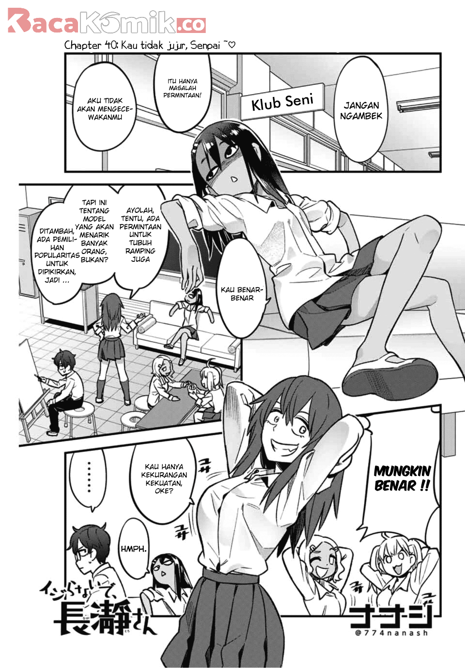 Baca Ijiranaide, Nagatoro-san Chapter 40 Gambar 2