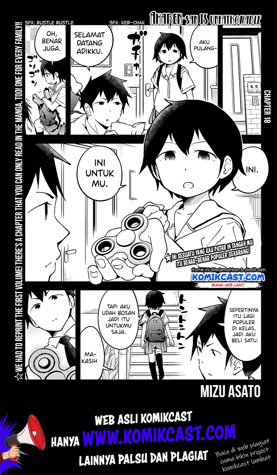 Aharen-san wa Hakarenai Chapter 18 Gambar 3