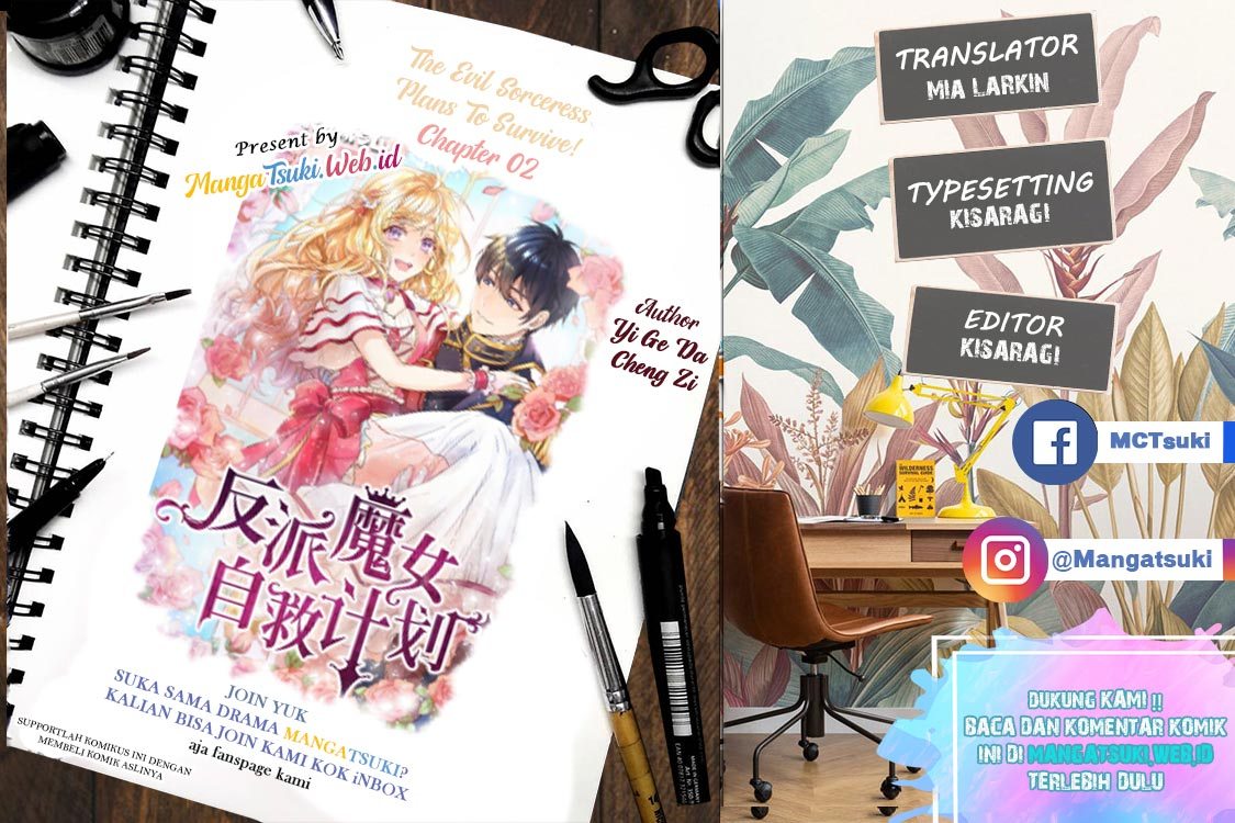 Baca Komik The Evil Sorceress Plans To Survive! Chapter 02 Gambar 1