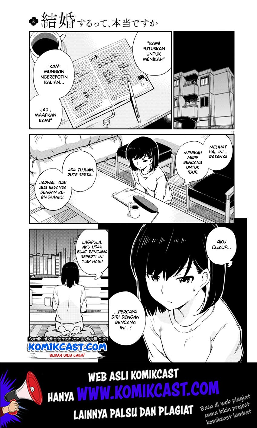 Kekkon Surutte, Hontou Desu Ka? Chapter 02 Gambar 14